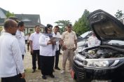 Apel Kendaraan Dinas di Pringsewu : Wakil Bupati Pimpin Langsung Pengamanan dan Pengecekan
