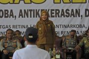 Walikota Eva Dwiana Membuka Pelatihan SatgasRemaja Anti narkoba Bandar Lampung