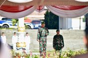 Danrem 043/Gatam Pimpin Upacara Peringatan HKN Ke-117 di Provinsi Lampung