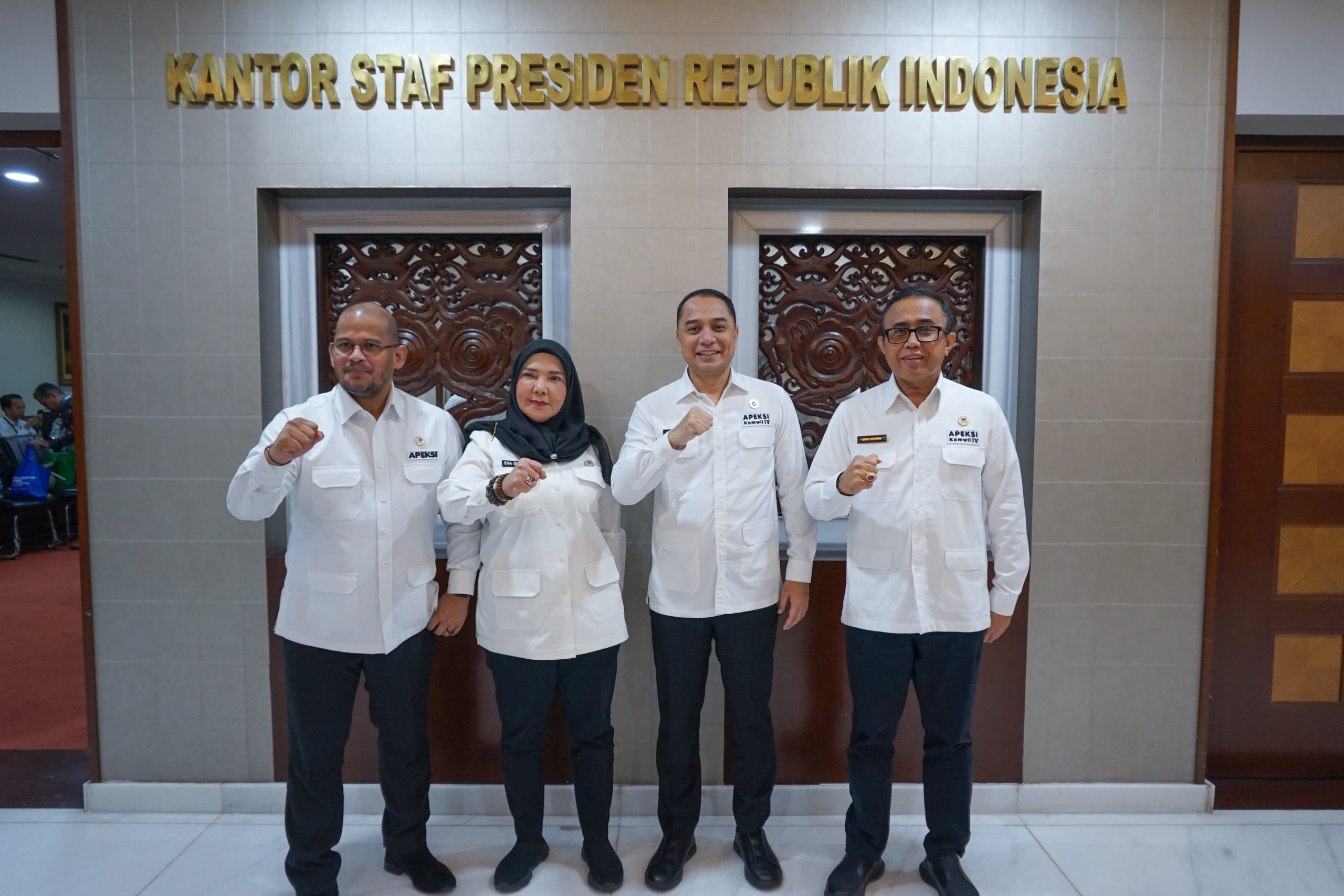 Walikota Eva Dwiana Kunker Ke Kantor Staf Kepresidenan RI Dalam Rangka Kegiatan Apeksi