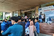 Mahasiswa FEB Unila Gelar UNRAS Pasca Meninggalnya Pratama Wijaya