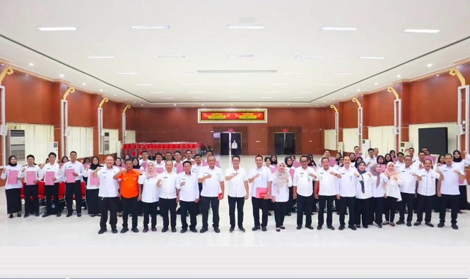 Pemerintah Kota Bandar Lampung Serahkan Petikan SK Pengangkatan CPNS Formasi 2024