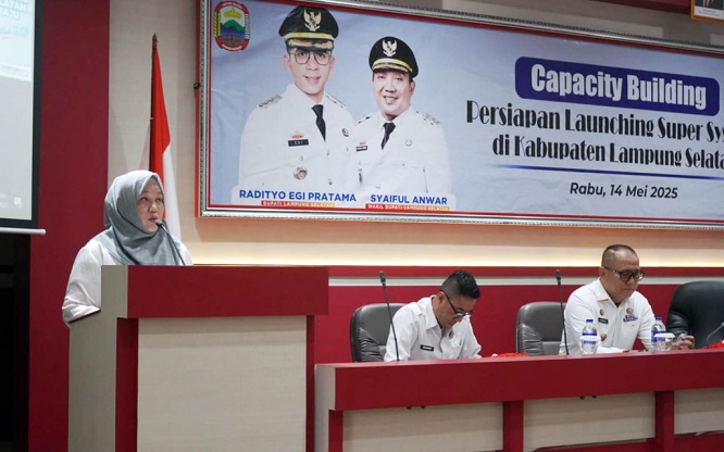 Pemkab Lampung Selatan Persiapan Launching Super System Apps 2025
