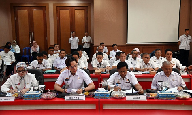 Rakor Bersama KPK, Bupati Egi Bahas Program Pemberantasan Korupsi Melalui MCP