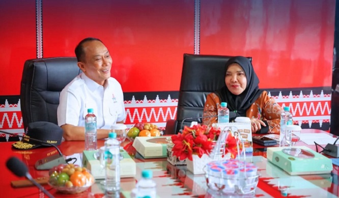 Walikota Bersama Kepala BKN Bahas Rencana Pembangunan Gedung di Bandar Lampung