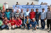 Bupati Lampung Selatan Salurkan Bantuan Paket Sembako Untuk Karyawan PT San Xiong Steel Indonesia
