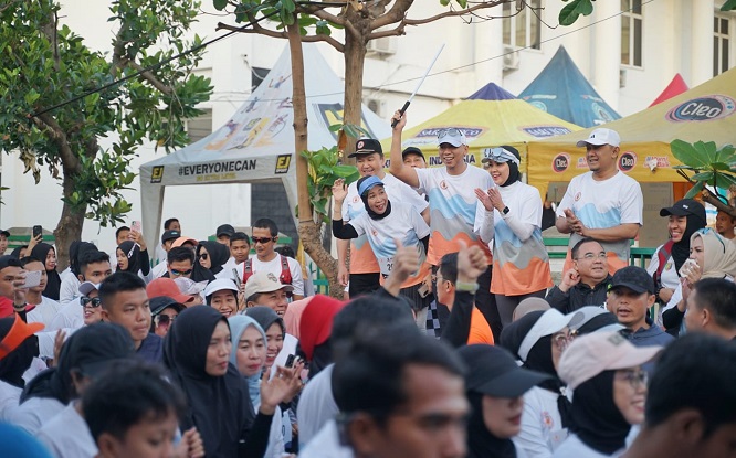 Gubernur Lampung Lepas Ribuan Peserta IBI Run 2025