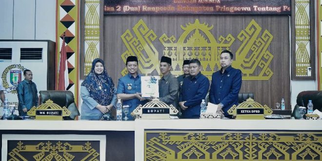 Bupati Pringsewu Ajukan 2 Ranperda
