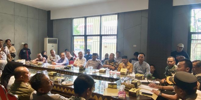 DPRD Pesawaran Dorong Terlaksananya Pengukuran Ulang Lahan HGU 02 dan HGU 04 PTPN 1 Regional 7 Way Berulu