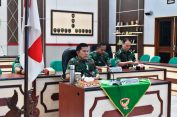 Danrem 043/Gatam Ikuti Rakor Bersama Wamentan RI Terkait Cetak Sawah dalam Mendukung Swasembada Pangan