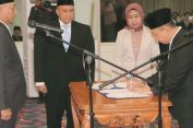 Gubernur Rahmat Mirzani Djausal Lantik Marindo Kurniawan Sebagai Sekda Provinsi Lampung