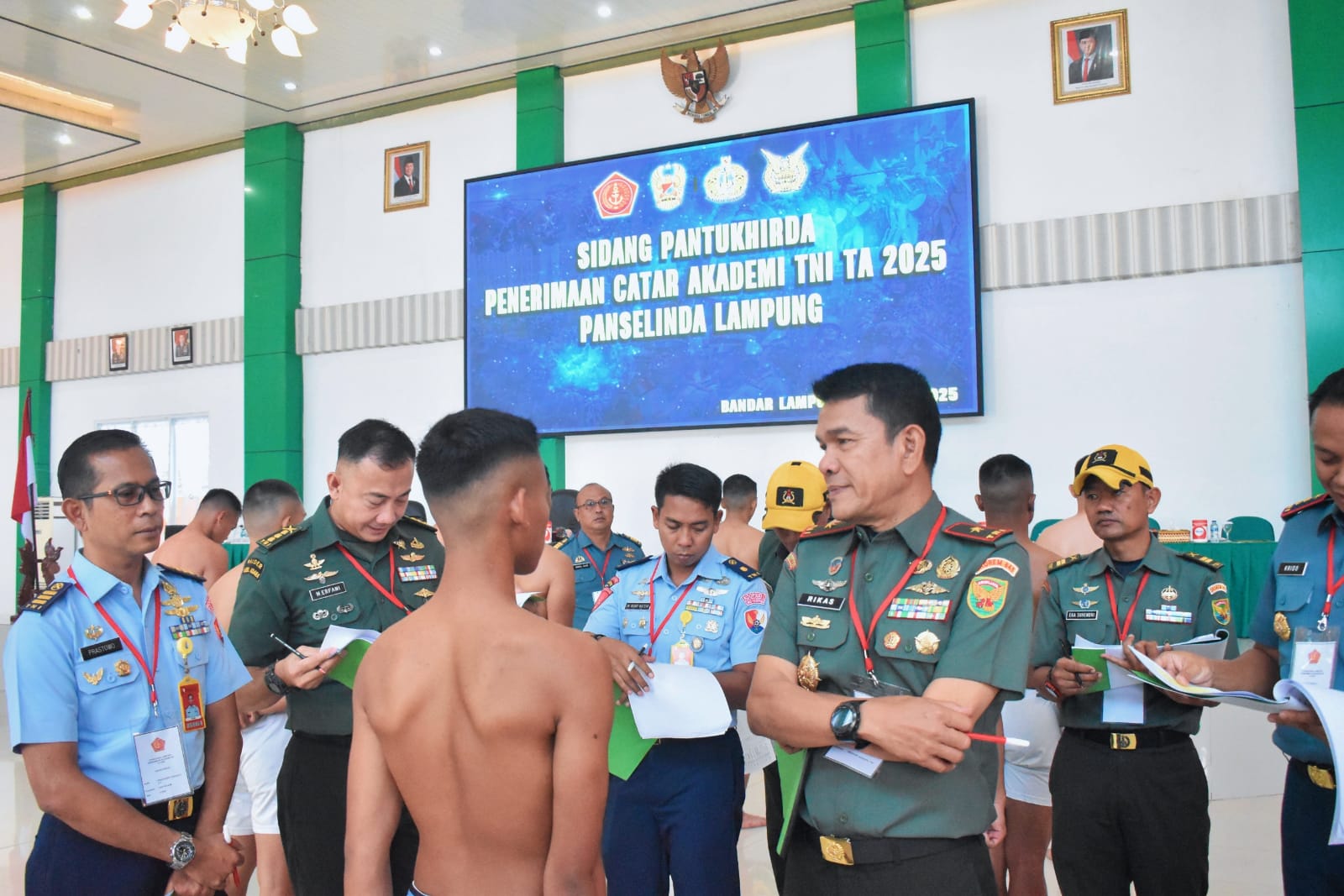 Danrem 043/Gatam Pimpin Sidang Pantukhirda Catar Akademi TNI TA 2025