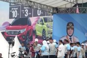 Jalan Sehat Hut Kota Bandar Lampung, Warga Kupang Teba Dapat Hadiah Utama Mobil dan Umroh