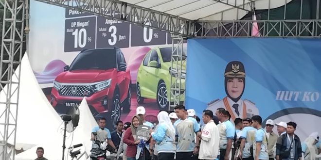 Jalan Sehat Hut Kota Bandar Lampung, Warga Kupang Teba Dapat Hadiah Utama Mobil dan Umroh