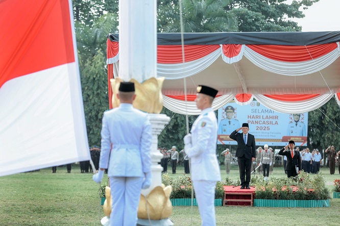 Peringatan Hari Lahir Pancasila, Pemprov Lampung Tekankan Penguatan Ideologi dalam Pembangunan