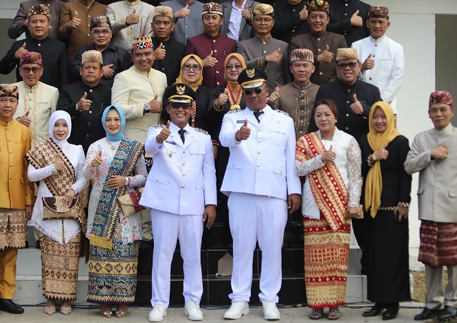 Pemerintah Kabupaten Lampung Tengah Gelar Upacara Peringatan HUT Ke-79
