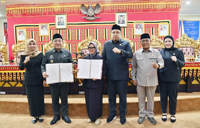 Dokumen KUA-PPAS Disahkan, DPRD dan Pemkab Lampung Selatan Sepakat Ubah Prioritas Anggaran