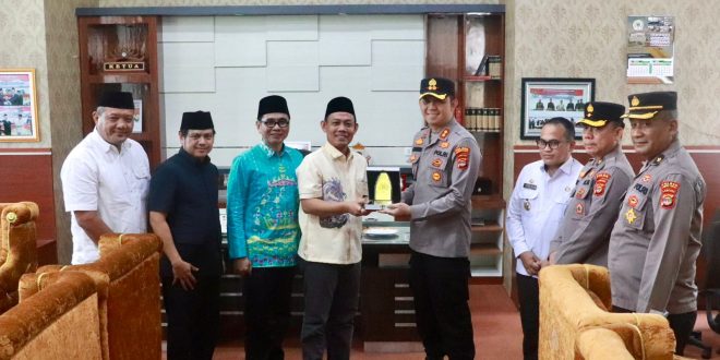 Perkuat Sinergitas, Kapolres Lampung Tengah Lakukan Audiensi Bersama Ketua DPRD