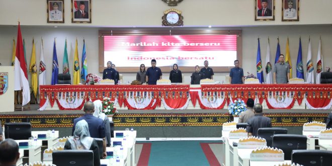 Rapat Paripurna Penyampaian Raperda Pertanggungjawaban Pelaksanaan APBD Tahun Anggaran 2024