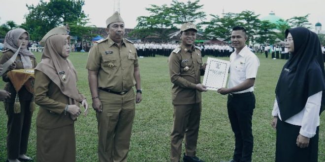 Terima Petikan SK, 1.233 ASN-PPPK Pemkab Pringsewu Diambil Sumpah