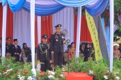 Mars Polri Gema di Langit Lampung, Kapolda: Ini Tradisi yang Menggelorakan Jiwa Bhayangkara!