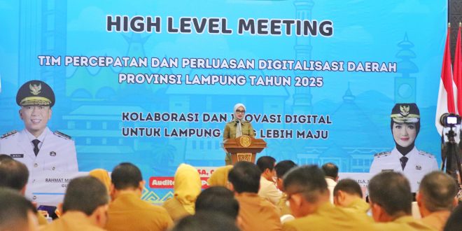 Lampung Menuju Ekosistem Digital Terpadu, TP2DD Gelar High Level Meeting 2025