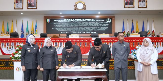 Lampung Mantapkan Arah Pembangunan Jangka Menengah, Gubernur Apresiasi Peran DPRD