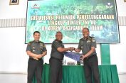 Korem 043/Gatam Gelar Sosialisasi Petunjuk Penyelenggaraan Lingkup Binter TNI AD