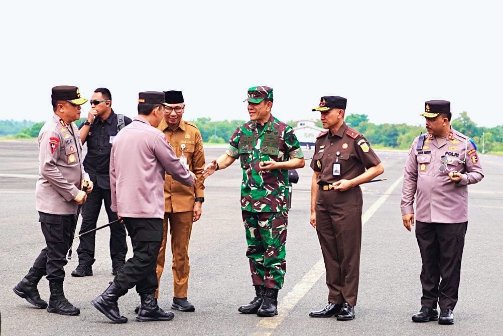 TNI Wilayah Lampung Kompak Bersinergi Dampingi Kapolri dalam Rangkaian Kegiatan di Provinsi Lampung