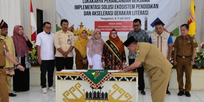 Bupati Tanggamus Resmi Buka Lokakarya Perancangan Implementasi dan Gerakan Literasi
