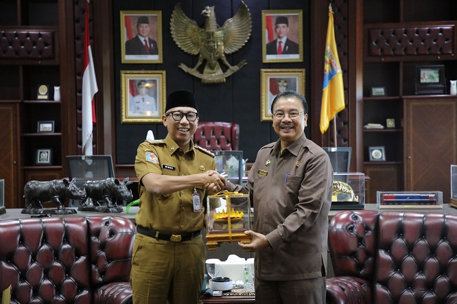 Kunjungan Ketua Pengadilan Tinggi Lampung, Bahas Kolaborasi Antar Lembaga