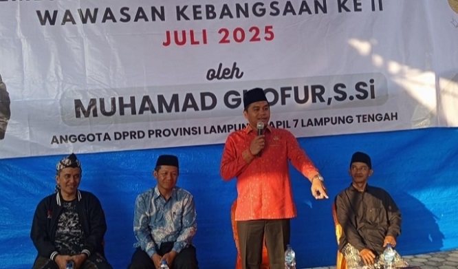 Anggota DPRD Lampung Muhammad Ghofur Sosialisasi IPWK di Lampung Tengah