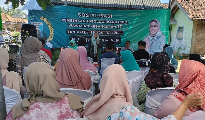 Sosialisasi IPWK, Hanifah Tegaskan Pentingnya Amalkan Nilai Pancasila