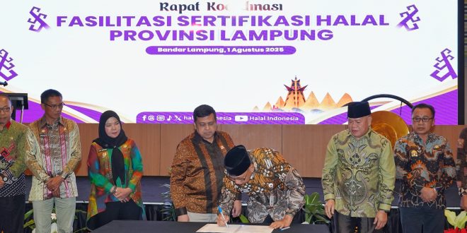 Sertifikasi Halal Jadi Prioritas Pemprov Lampung Dorong UMKM Tembus Ekspor