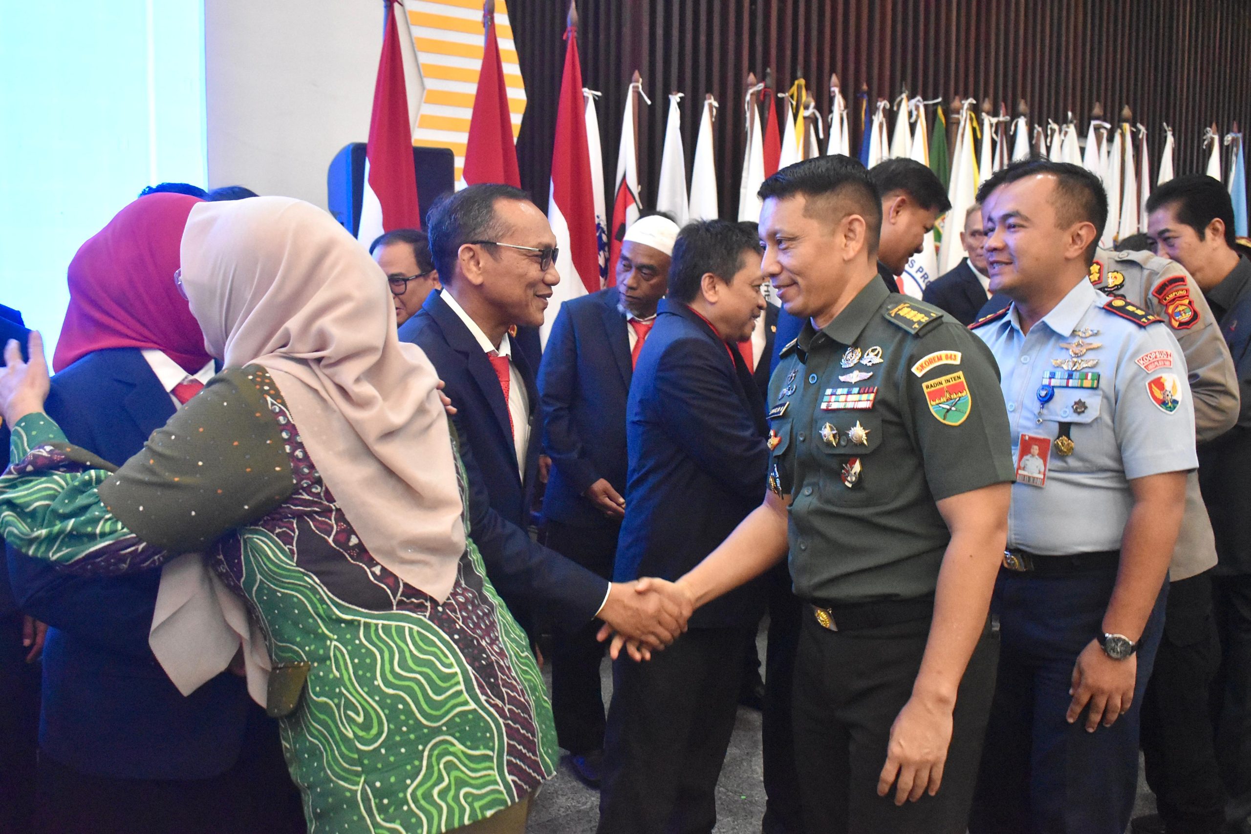 Hadiri Pelantikan Pengurus KONI, Kasrem 043/Gatam Harap Atlet Lampung Raih Prestasi Gemilang
