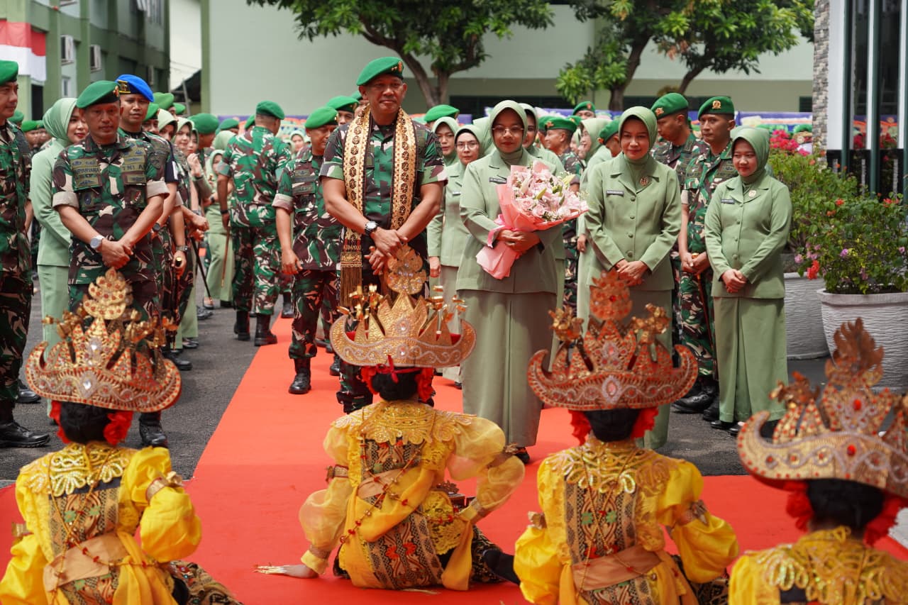 Pangdam XXI/RI Sampaikan Arahan Perdana kepada Prajurit dan PNS Jajaran Kodam XXI/RI