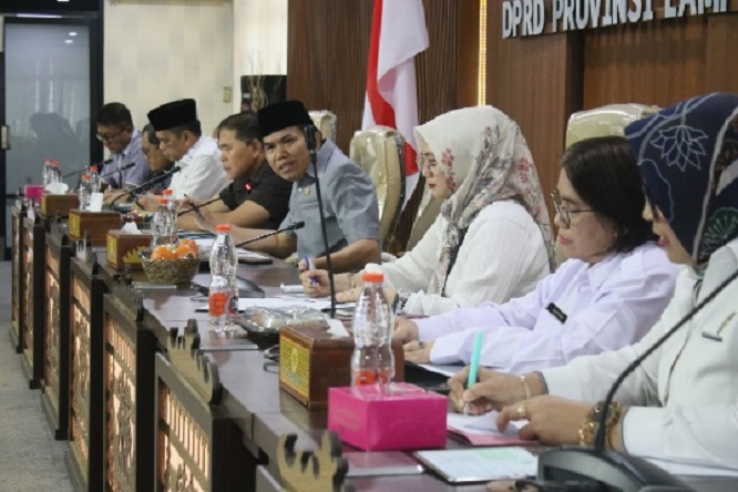 Kemenko Kumham Imipas Koordinasi dengan Komisi I DPRD Lampung