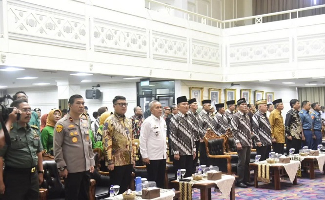 Ketua DPRD Lampung Hadiri HUT ke-26 Persatuan Purnawirawan Polri