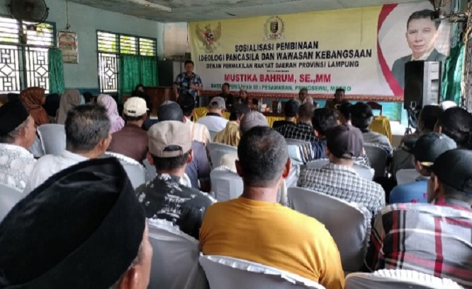 Mustika Bahrum Ajak Masyarakat Amalkan Nilai Pancasila di Kehidupan Sehari-hari