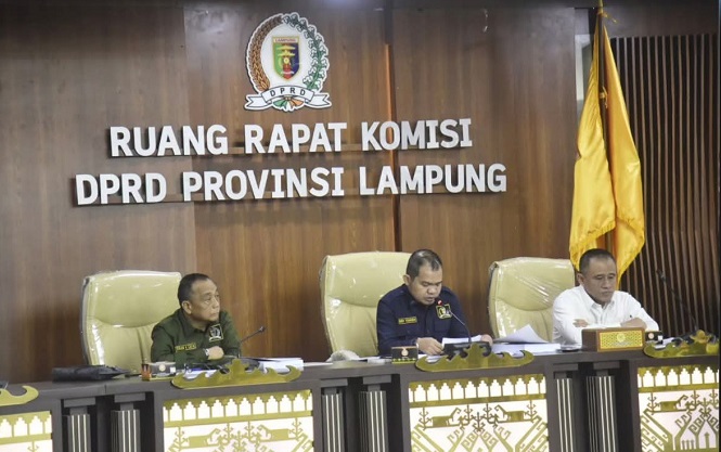 Pansus RPJMD Lampung Gelar Rapat Dengar Pendapat Bersama OPD