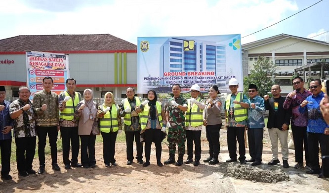 Pemerintah Kota Bandar Lampung Mulai Pembangunan Rumah Sakit Penyakit Dalam