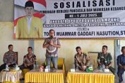 Tondi Muammar Gaddafi Sosialisasi IPWK di Pekon Sukamulya