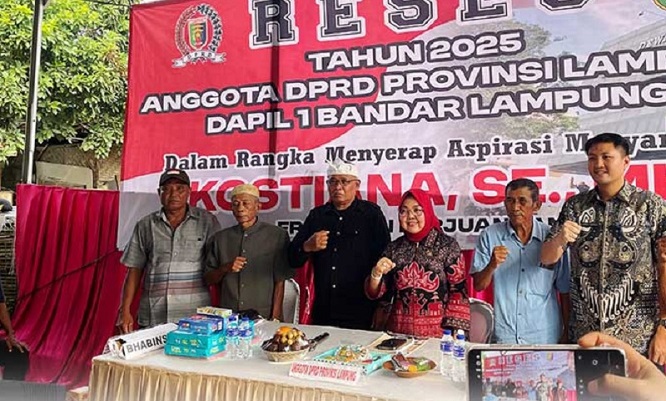 Wakil Ketua I DPRD Lampung Terima Keluhan Jalan Rusak dan Drainase Buruk di Way Kandis