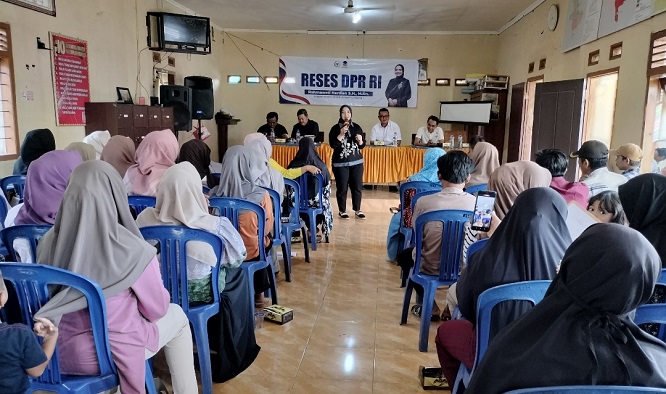 Yudha Alhadjid Dampingi Anggota DPR RI Serap Aspirasi Warga Pesawaran