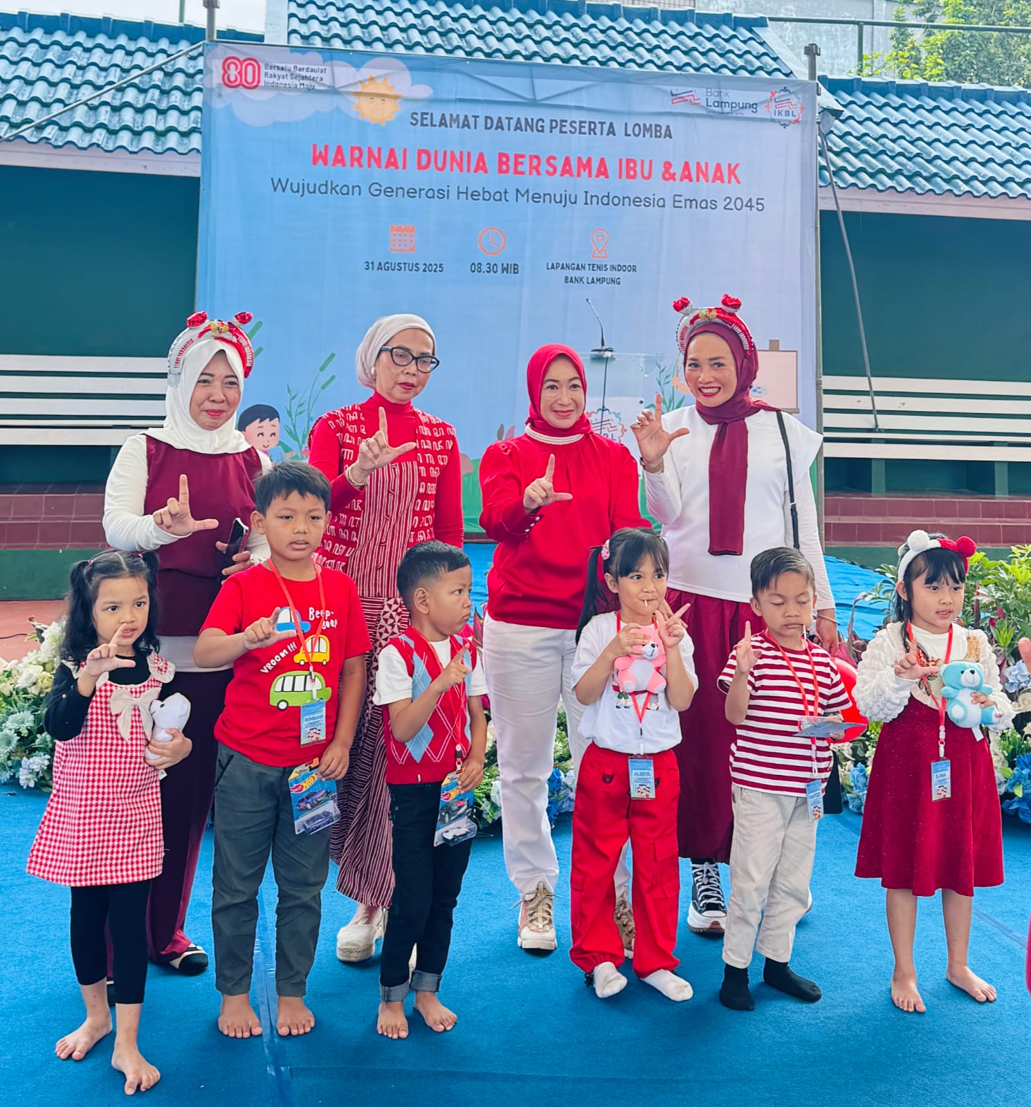 IKBL Rayakan HUT RI ke 80 Dengan Lembaga Mewarnai