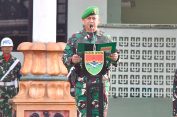 Upacara Bulanan, Kasdam XXI/RI Sampaikan Amanat Pangdam Mayjen TNI Kristomei Sianturi