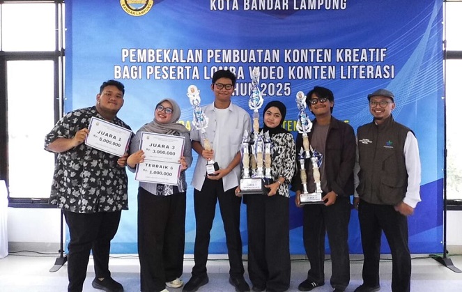 Mahasiswa Unila Borong Tiga Penghargaan di Ajang Video Kreatif Kota