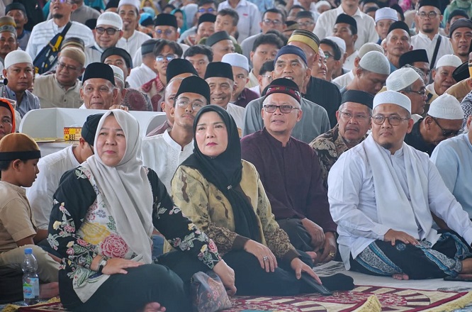 Walikota Bandar Lampung Ikuti Dakwah Damai Indonesiaku di Masjid Raya Al-Bakrie