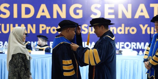 Prof. Ir. Suhendro Yusuf Irianto, M.Kom., Ph.D. Kukuhkan Jabatan Guru Besar dengan Orasi Ilmiah Prediksi Awal Tumor Otak