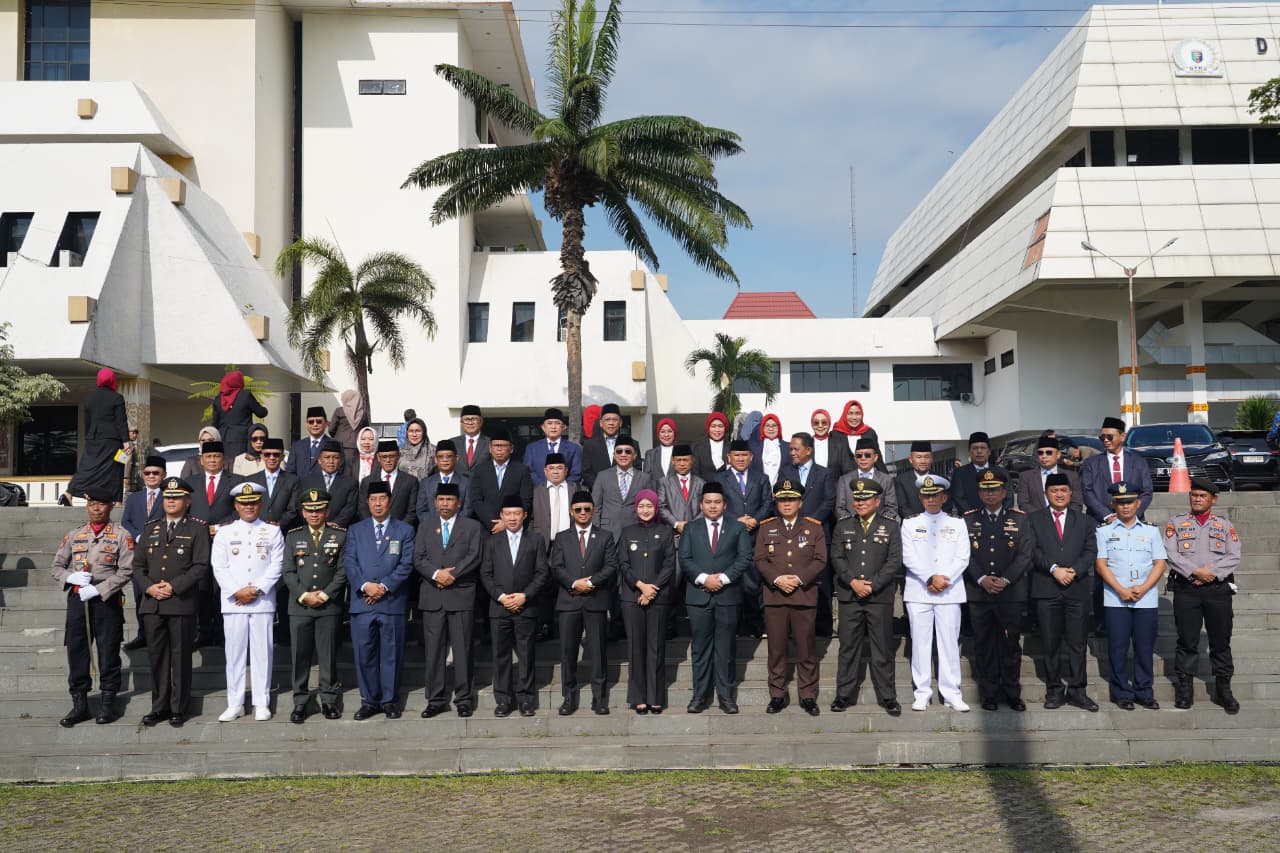 Hadiri Upacara, Kasrem 043/Gatam : Jadikan Hari Kesaktian Pancasila Cermin Dalam Menjalani Kehidupan Berbangsa dan Bernegara